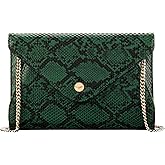 Claasico Evening Clutch Purses For Women - Elegant Envelope Clutch RFID Bag with Detachable Chain
