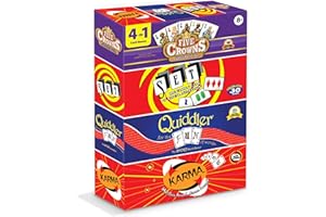 PlayMonster Five Crowns 4 Pack Bundle Card Games for Kids