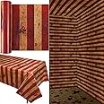 Dandat 100 Ft Long Creepy Carnival Tablecloth Roll for Halloween Bloody Circus Tent Backdrop Evil Carnival Decorations for Clown Room Wall Horror Scary Birthday Party Supplies for Halloween Circus