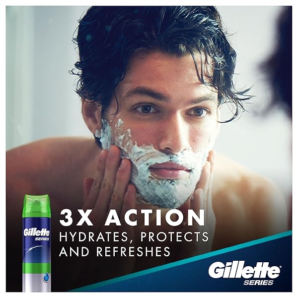 GILLETTE SERIES SHAVING GEL SENSITIVE SKIN 7 OZ