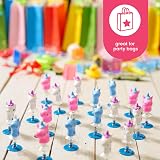 THE TWIDDLERS 36 Unicorn Jump Up Pop Up Toys Kids Party Favors 6cm view 2