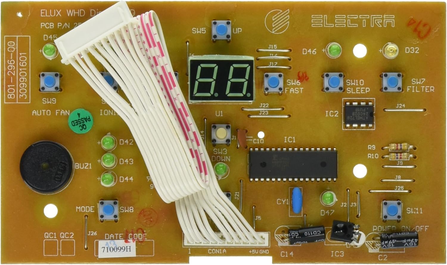 Frigidaire 309901601 User Control and Display Board