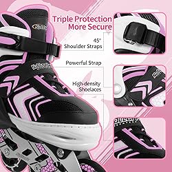 Nattork Roller Skates for Girls with Full Light up