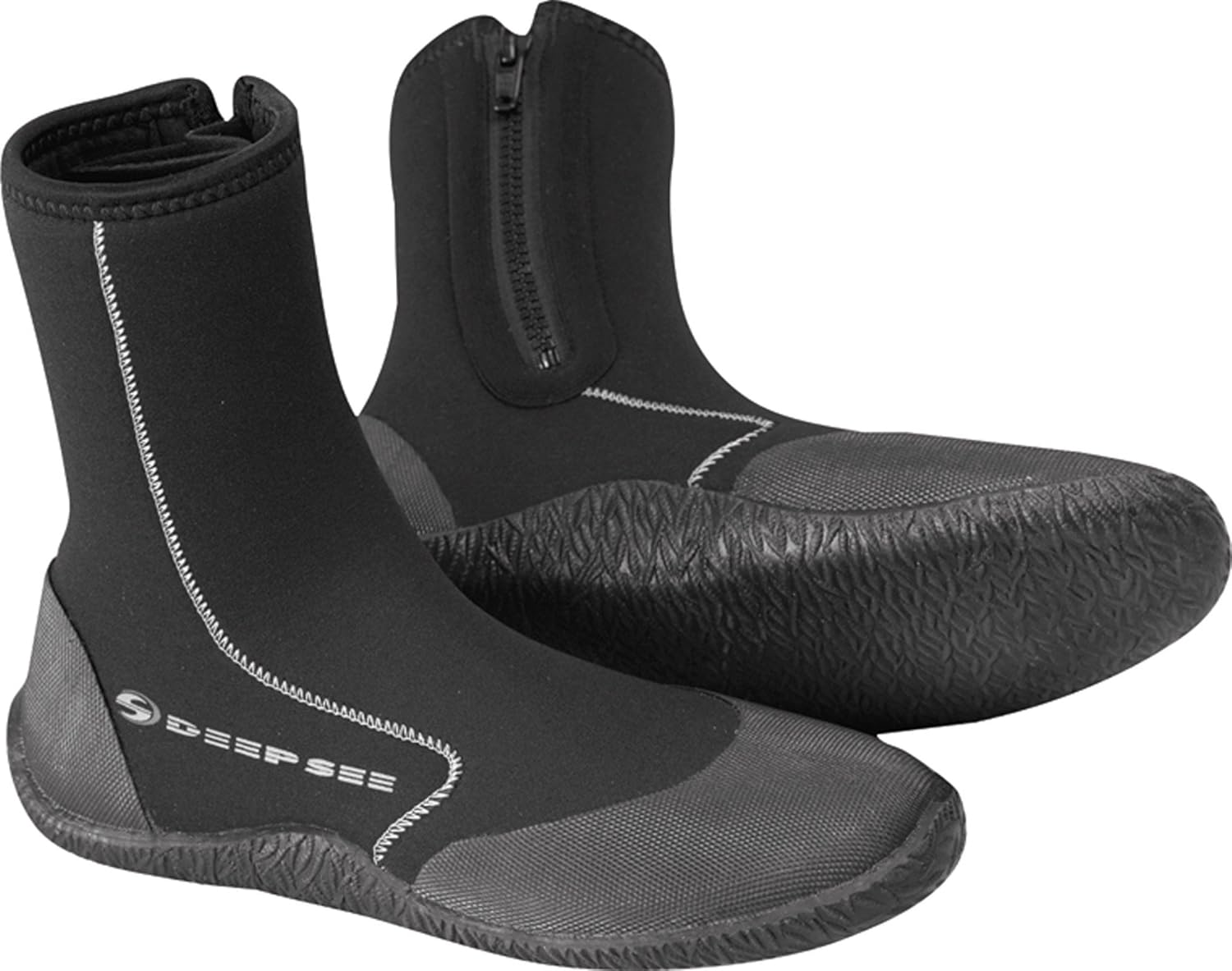 Bota de mergulho Deep See Atlantic 5 mm, Preto, Size 7