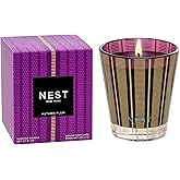 NEST New York Scented Classic Candle, Autumn Plum - 8.1 oz - Up to 60-Hour Burn Time - Reusable Glass Vessel