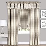 Woven Trends Farmhouse Curtains Kitchen