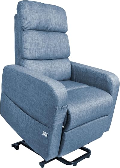 PEPE Mobility Rise Recliner Chair Electric Linen Fabric Remote Control
