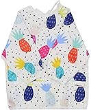 Pikababy Waterproof Long Sleeved bib with Pocket for Toddlers, Girl boy, Unisex