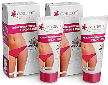 Amazon Com Everteen Bikini Line Hair Remover Creme Pack Of 2 For