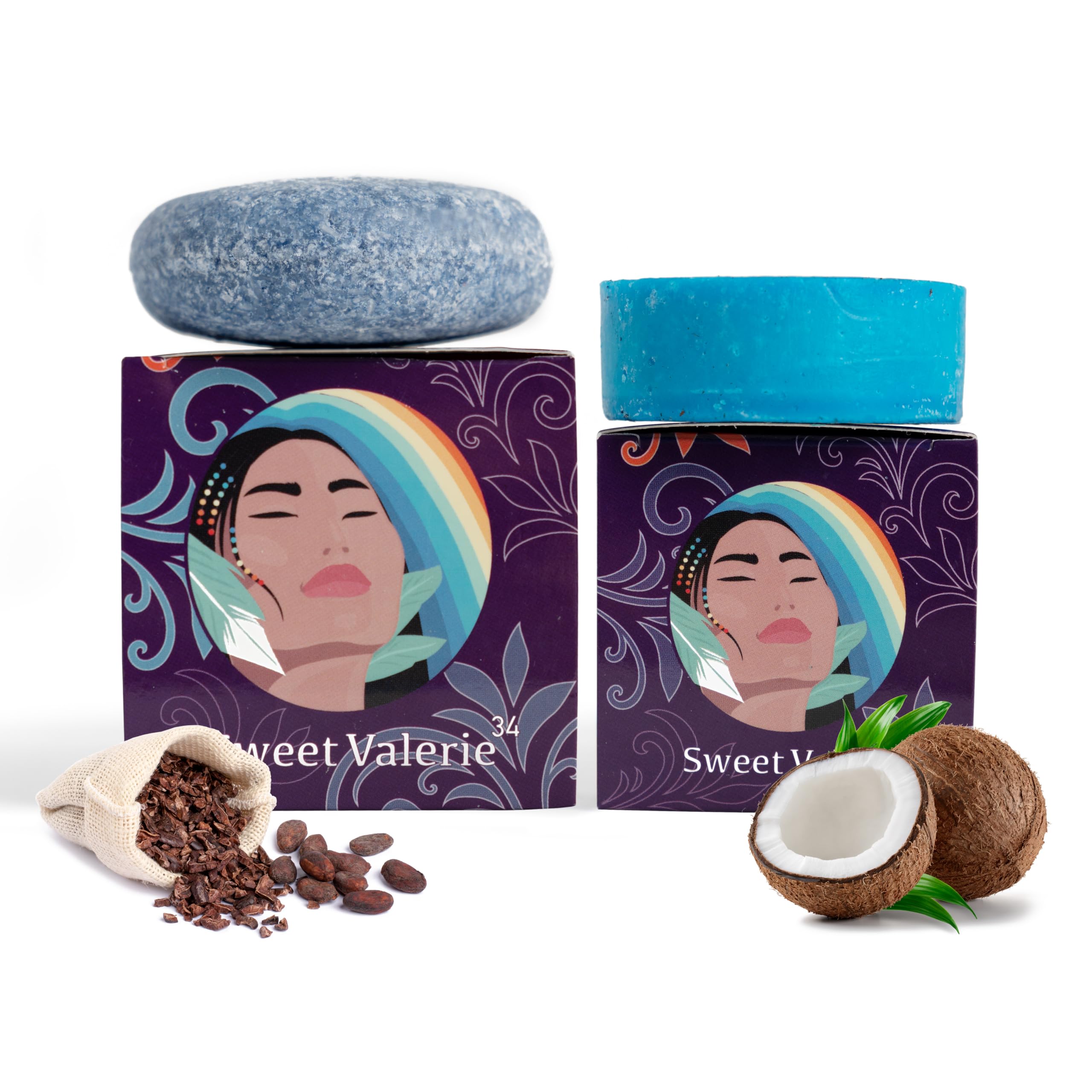 Sweet Shamppoo & Moisture Pack セット Sweetvalerie34 Shampoo & Conditioner Bar Set - 3.4 Ounce (Pack of