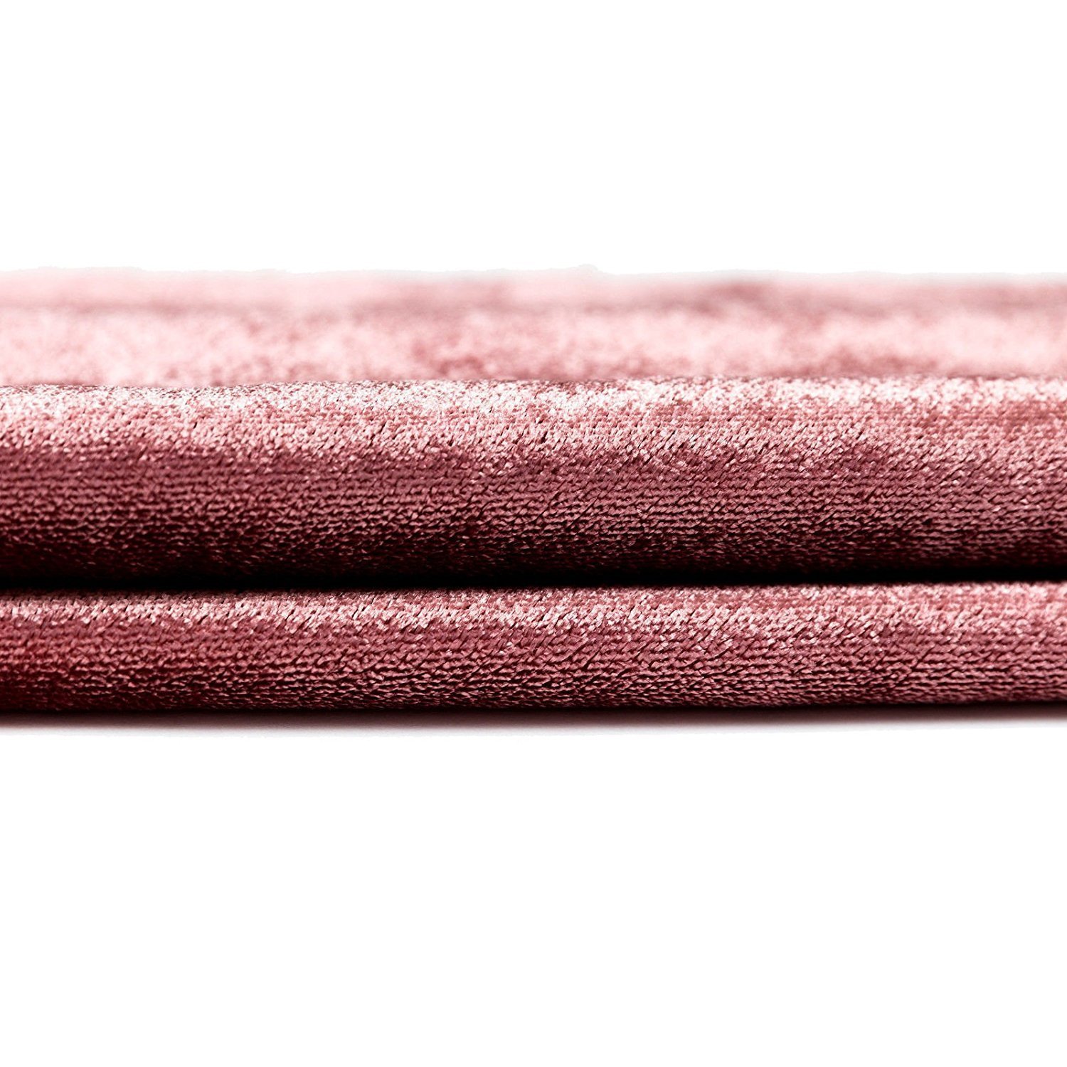 McAlister Textiles Shiny Velvet | Designer Luxury Plush Lightly Crushed Velvet Duck Egg Blue Luxury Velour Craft + Curtain Material | Fabric Swatch Sample