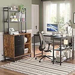 Homieasy Vertical Filing Cabinet with Lock