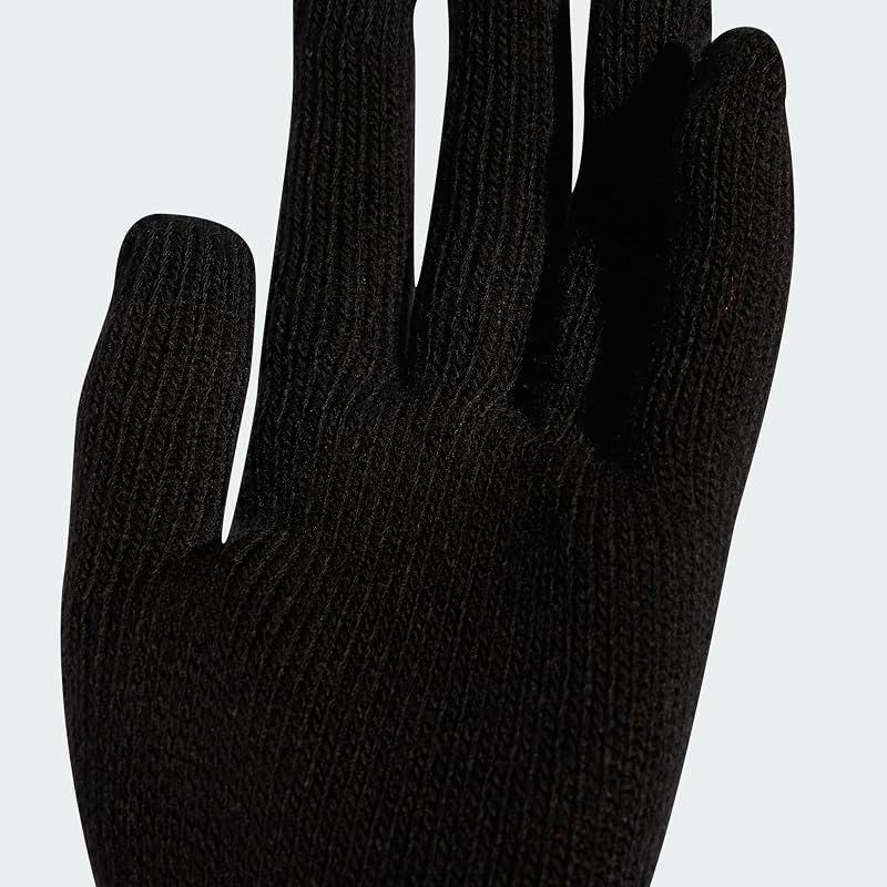 Unisex - Adulto Essentials Gloves, Black/Grey Four, S