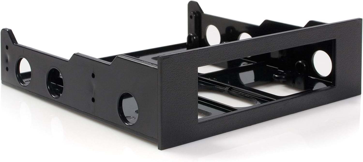 thumbnail image 2 of Hdd Cage 2.5 / 3.5 To 5.25 Drive Bay Computer Case Adapter HDD Mounting Bracket SSD 5.25 Bay 2 of 13