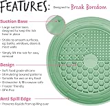 BUGALUGS Boredom Breaker Lick Bowl Slow Feeder Dog Mat Green 100% Food Grade view 4
