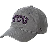 NCAA TCU Horned Frogs Mens Adjustable Scholarship Hat Charcoal, Tcu Horned Frogs Charcoal, Adjustable, One size