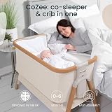 Tutti Bambini CoZee Next To Me Crib & Standalone Baby Cot Walnut/Ecru view 2