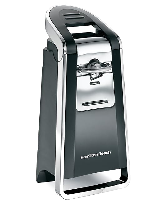 Buy Hamilton Beach 76607 Smooth Touch Can Opener, Black and Chrome