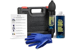 Gold Label Detailing Combustion Leak Detector Kit - 100+ Tests Automotive Engine Block and Head Gasket Tester, Ideal for Detecting Blown Gaskets (Tester with 18oz Fluid)