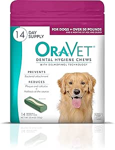 oravet dental hygiene chews for dogs