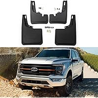 Mud Flaps Fit for 2021-2024 Ford F150 Mud Flaps No Drill Guards Splash Fits for 2021 2022 2023 2024 Ford F150 Accessories(Not