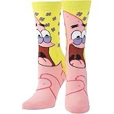 Odd Sox - SpongeBob SquarePants Novelty Funny Cool Crew Socks | Officially Licensed. Soft Cotton Blend. Unisex. All-Day Comfort. A fun gift for cartoon fans.