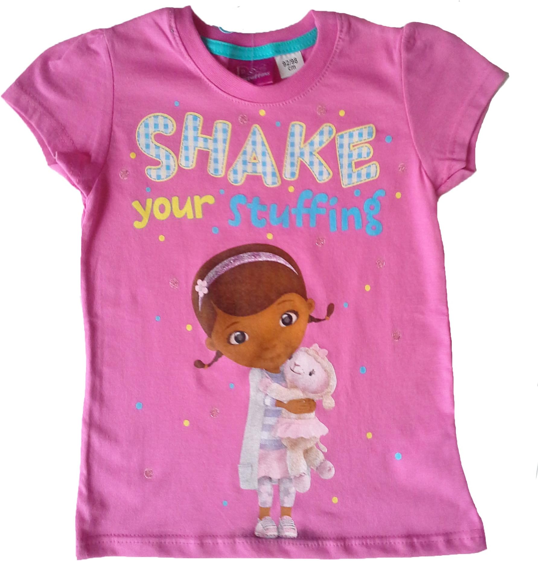 DOC McStuffins Girls Cotton T Shirt Top - Disney - Ages 2-7 Years - Genuine Licensed