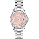Citizen Women's Eco-Drive Dress Classic Crystal Watch in Stainless Steel