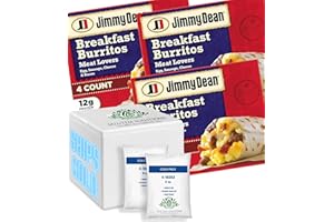 Salutem Vita - Jimmy Dean Meat Lovers Breakfast Burritos, 17 Oz - Pack of 3