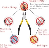 BOOSDEN 5" Flush Cutter Dikes Wire Clippers for Jewelry Crafting Electrical view 9