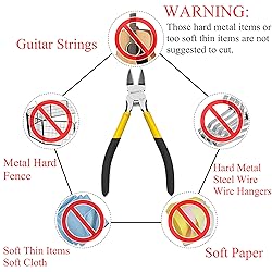 BOOSDEN 5 inch Flush Cutter, Dikes Wire Cutter for