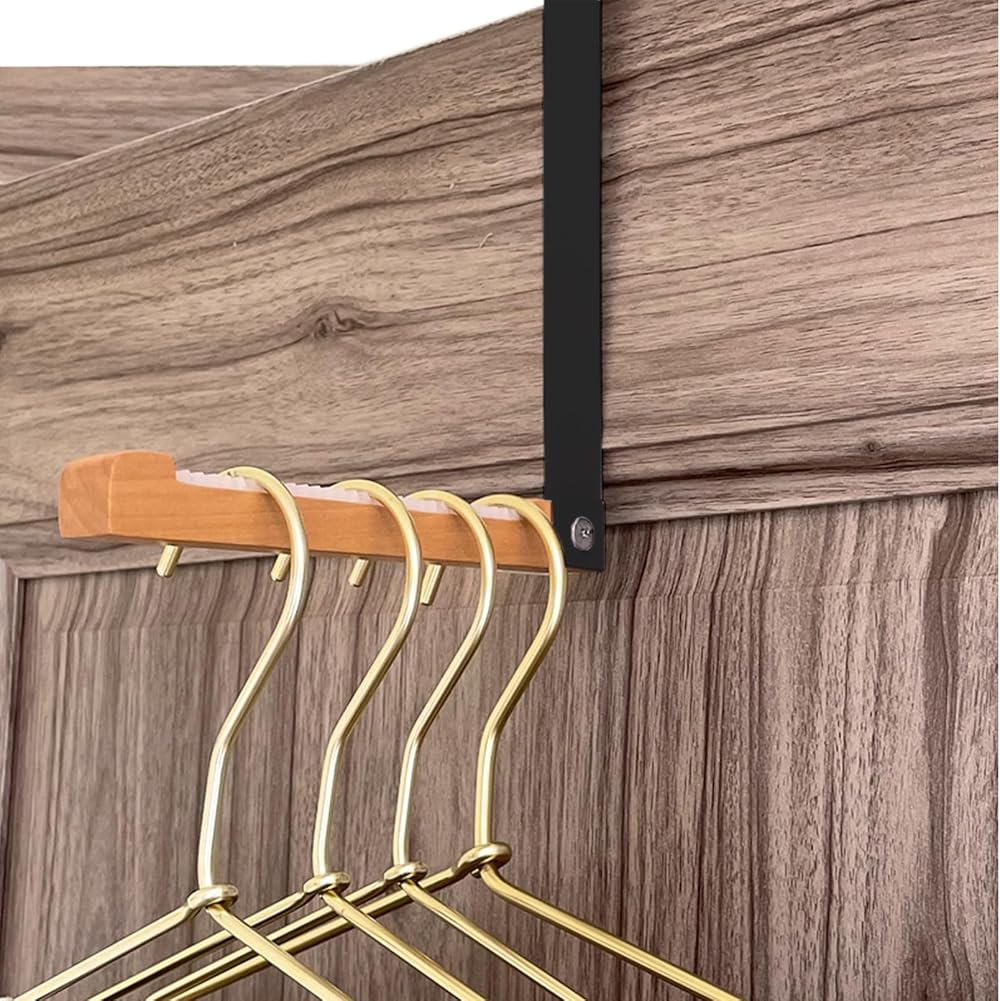 HAOXYO Foldable Over Door Hook Hanger Stainless Steel Coat Towel Bag Robe 22lb