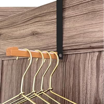 HAOXYO Foldable Over Door Hook Hanger Stainless Steel Coat Towel Bag Robe 22lb