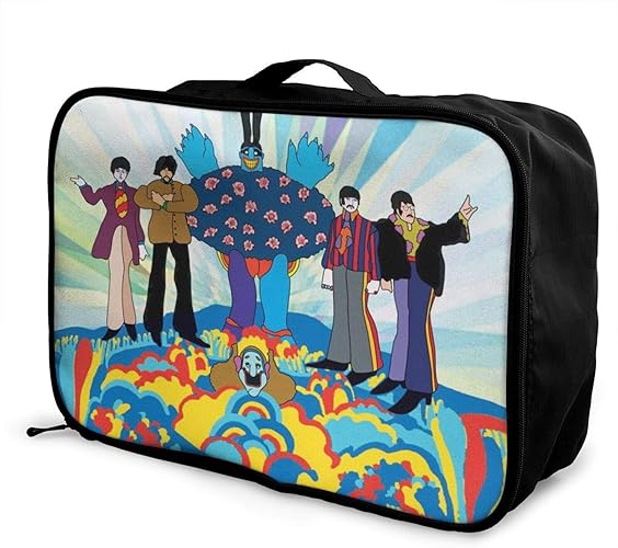 Amazon アレンジケース トラベルポーチ 荷物ポーチ 大容量 短期出張 旅行収納バッグ 衣類収納ケース トラベルバッグ 収納ケース ビートルズ 手提げ 旅行ストレージバッグ 便利グッズ 海外旅行 出張 多機能 折り畳み可能 スーツケース