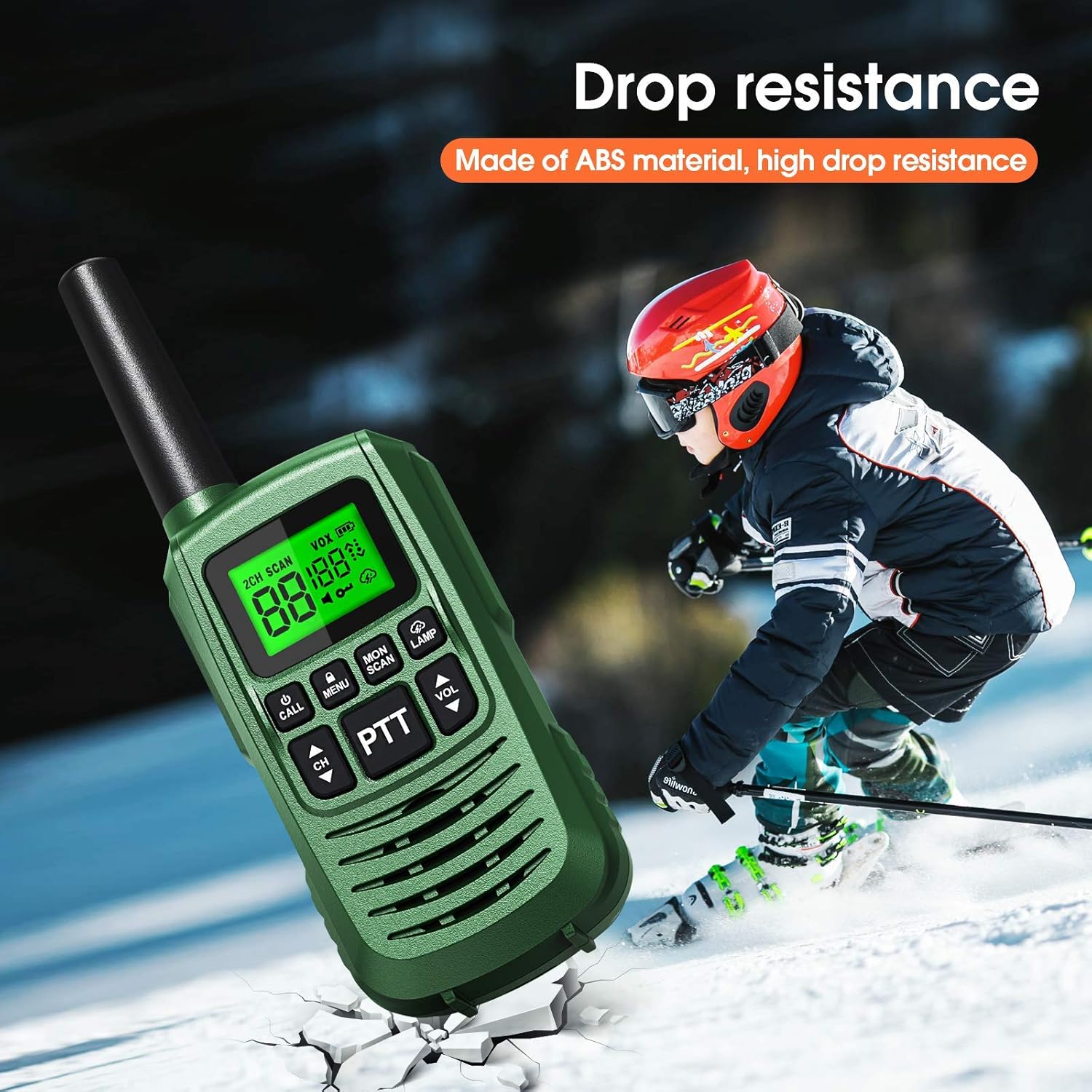Free Shipping Worldwide Gocom Frs Walkie Talkies For Kids Adults Ipx4 Waterproof Long Range Two Way Radios 22 Channel Led Flashlight Tow Way Walkie Talkie 2pack Sports Outdoors Fashion Brands