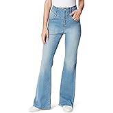 FRAYED Jeans Women's Super High Slim Flare Jean Standard