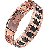 Jecanori Copper Magnetic Bracelet for Men, 3X Strength Pure Copper Bracelet for Men,Ideal Gift