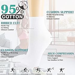 NevEND 6 Pairs Women's Mini Crew/Ankle Cotton