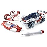 Modarri Delux T1 Track Car Ultimate Toy Car: Fully Customizable Mix and Match For Thousands of Designs Real Steering and Suspension Educational Construction Toy For Kids