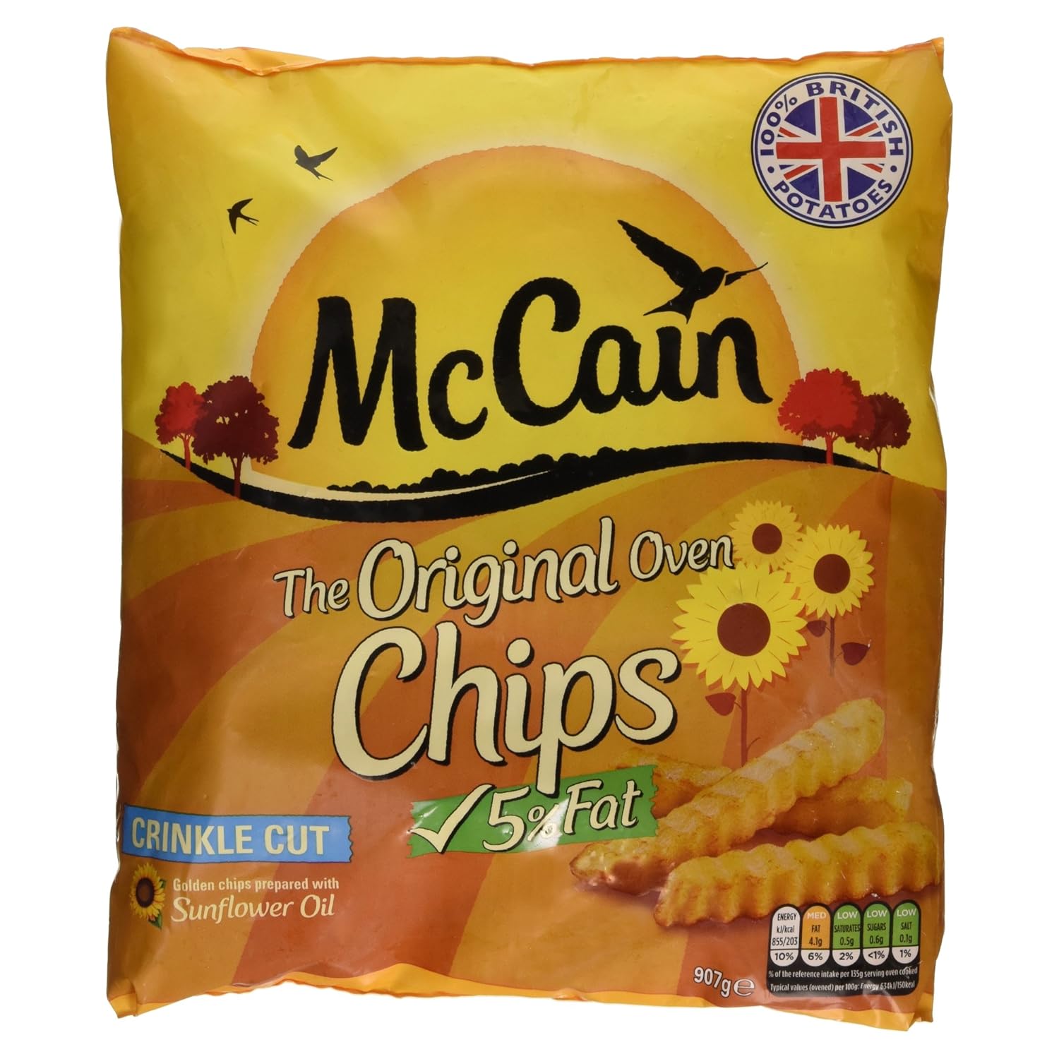 mccain oven chips crinkle