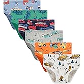 Little Boys Briefs Dinosaur Shark Truck Space Toddler Kids Baby Underwear 6/3-Pack