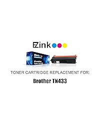 E Z de tinta compatible cartucho de tóner de repuesto para Brother tn433, Paquete de 4