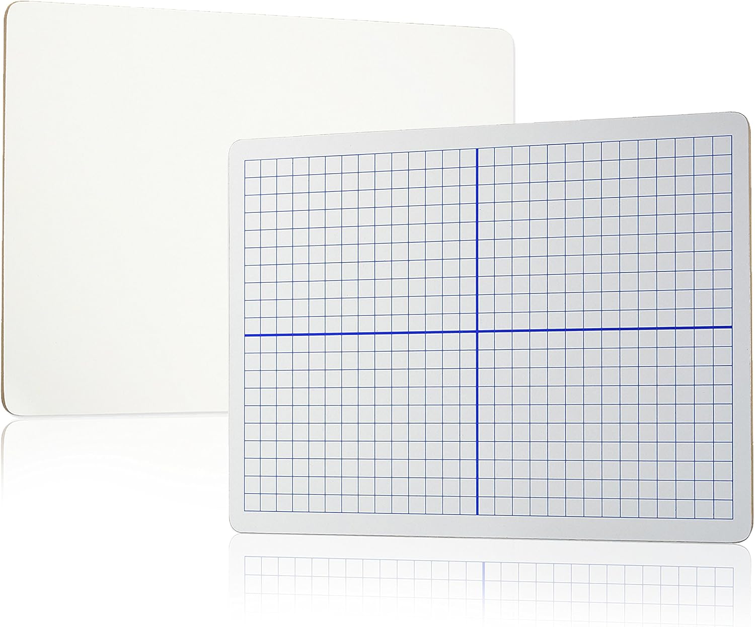 Dry Erase XY Axis Graph Lap Boards 9”X12” for Student and Classroom Use, Math whiteboards (Double Sided White Boards) Erasers Included (12 Pack Graph) : Office Products