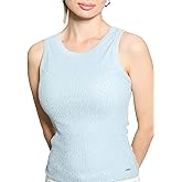 Guess Womens Alexia Sequins Tank Top