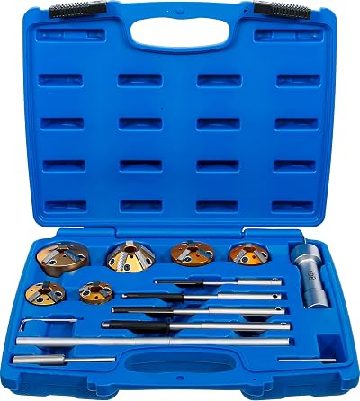 BGS 68346 Valve Seat Milling Cutter Set 14 pcs hardened seats 6 double cutters