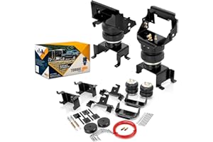 TORQUE Airbag Air Bag Suspension Kit for 2009-2014 Ford F150 2WD 4WD F-150 Rear Helper Bag Spring Towing 5000 lbs (Replaces Firestone Ride Rite 2525) (TR2525)