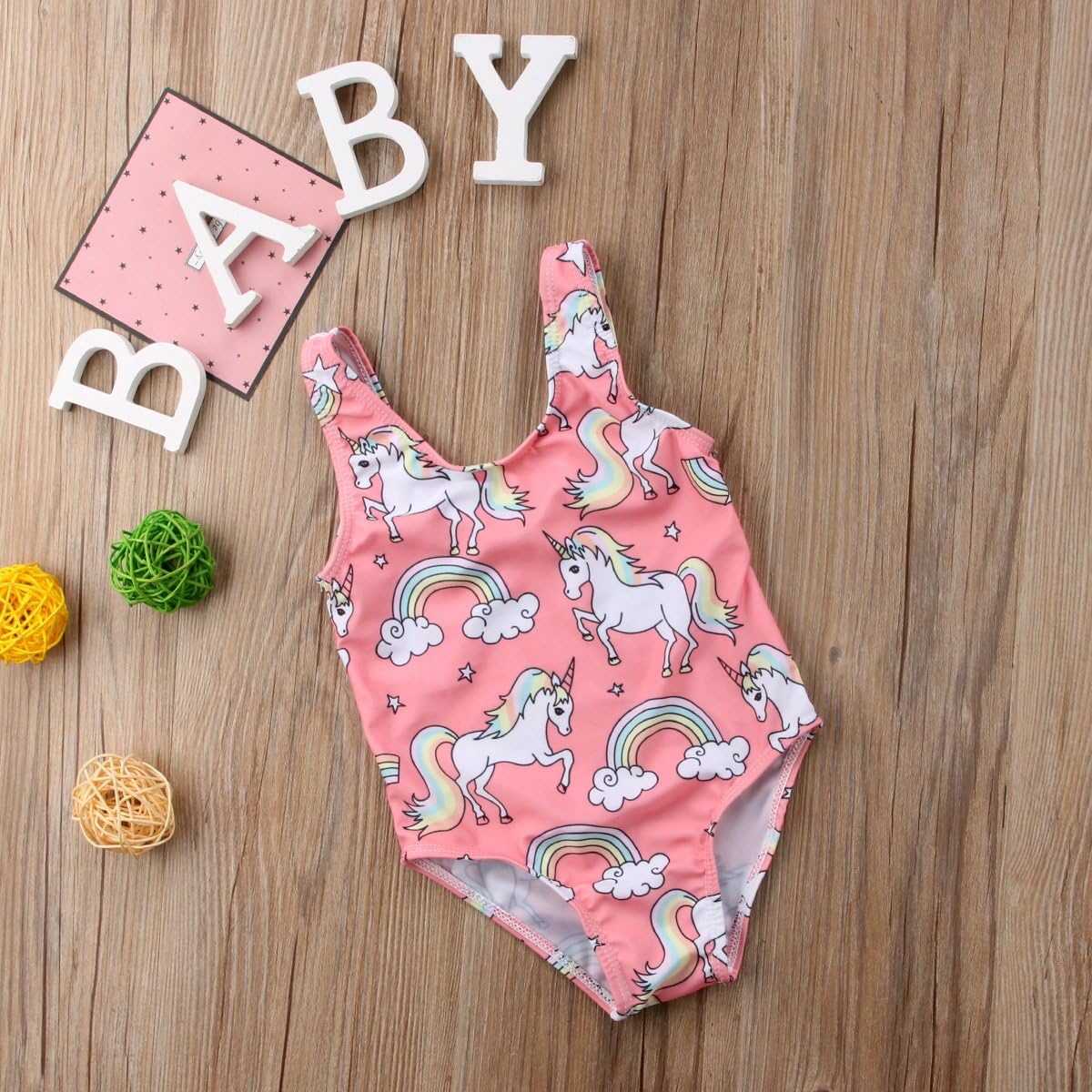 unicorn baby swimsuit