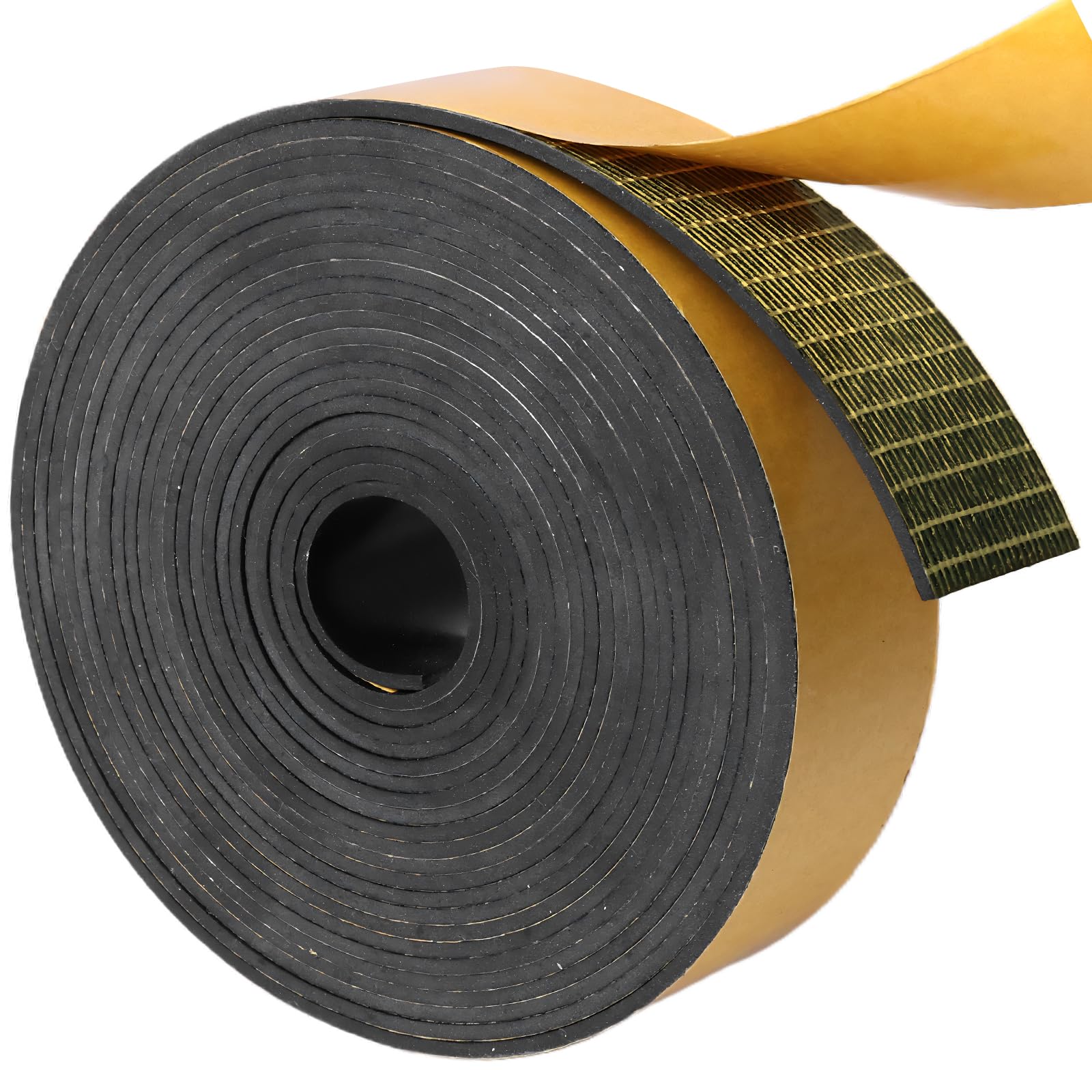 Photo 1 of DGSL Neoprene Rubber Sheet Self Adhesive, 1" W x 1/16" T x 10' L Solid Rubber Sheets, Rolls & Strips for DIY Gaskets Crafts, Pads, Protection, Supports, Leveling, Anti-Vibration, Anti-Slip