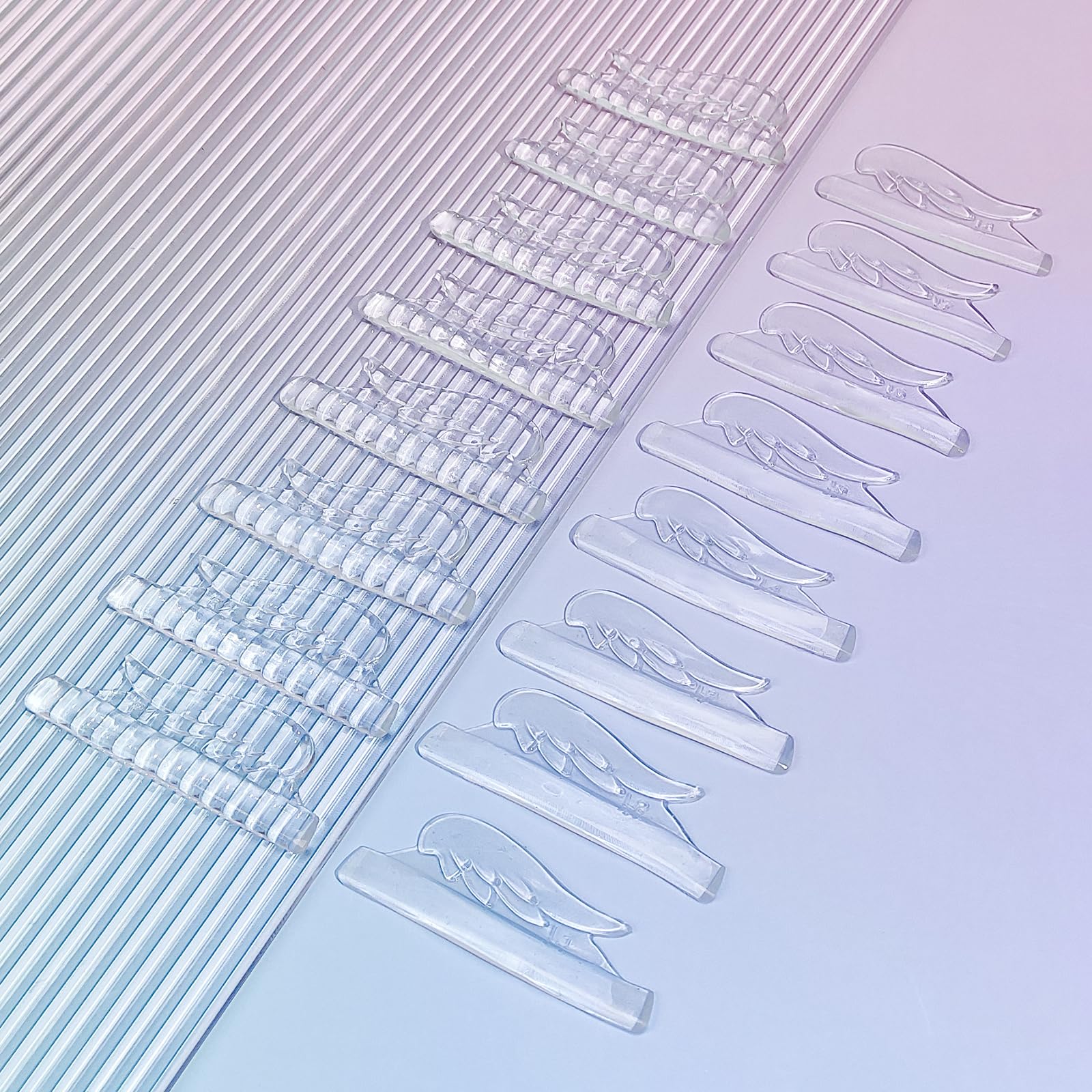 Libeauty Lash Lift Pads – Silicone Lash Lift Rods, No Glue Needed for Eyelid, Multi Size Eyelash Lift Shields with Storage Case for Lash Lifting at Home or Salon