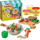 Play-Doh Wok &amp; Wonton Playset | 8 Play Kitchen Accessories, Kids Arts &amp; Crafts 3+